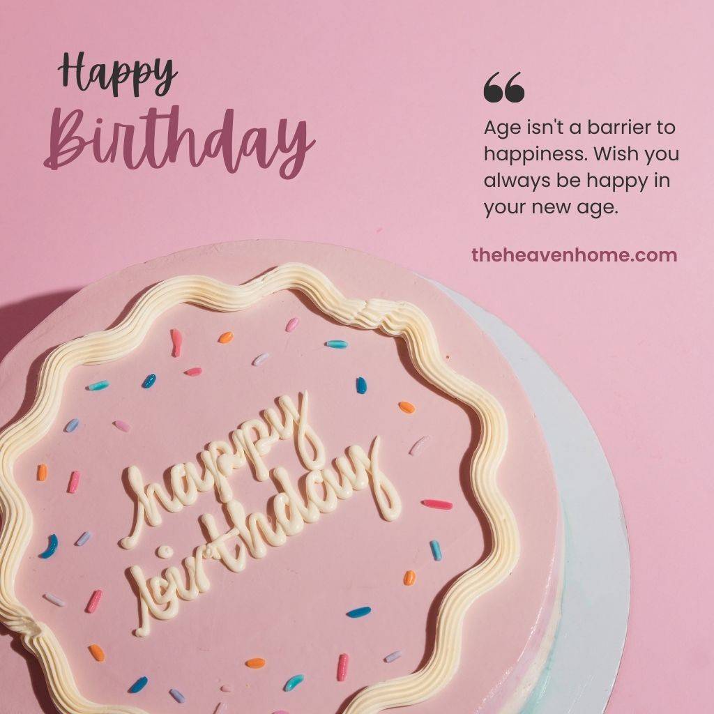 a beautiful birthday cake image with birthday wishes