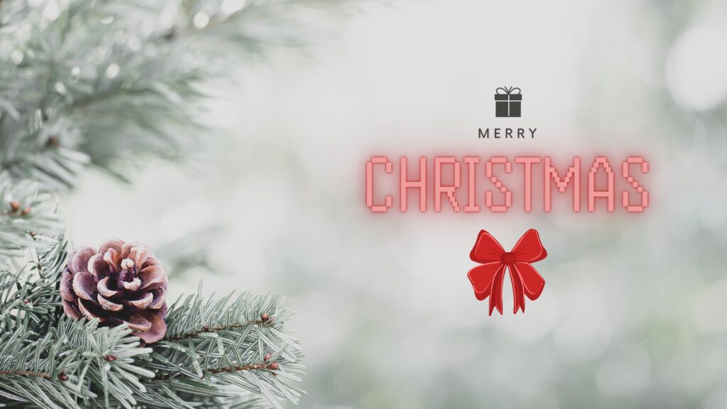 A freezing 4k merry Christmas image for pc wallpaper