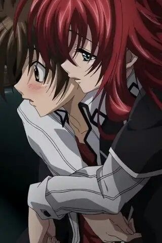 high school dxd main girl with main boy image