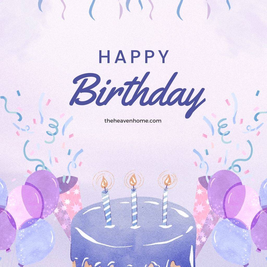 an amazing happy birthday image with cakes and candles