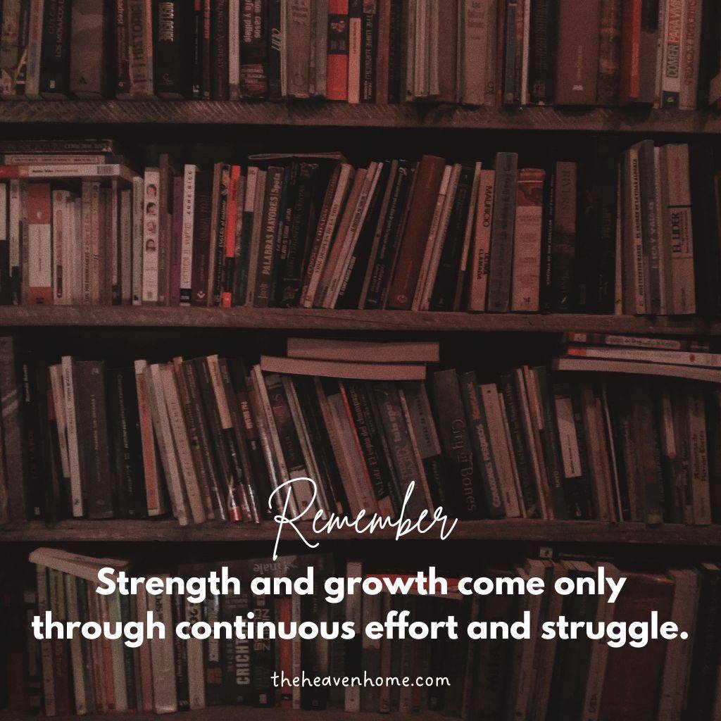 a library full of books image with a book motivational quote