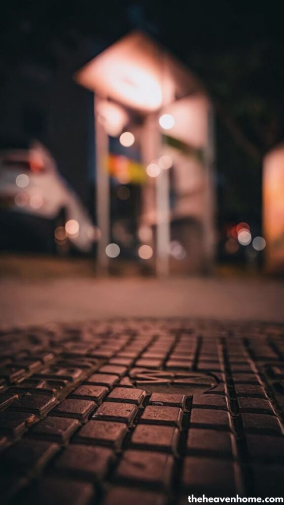 a street night view wallpaper for mobile hd