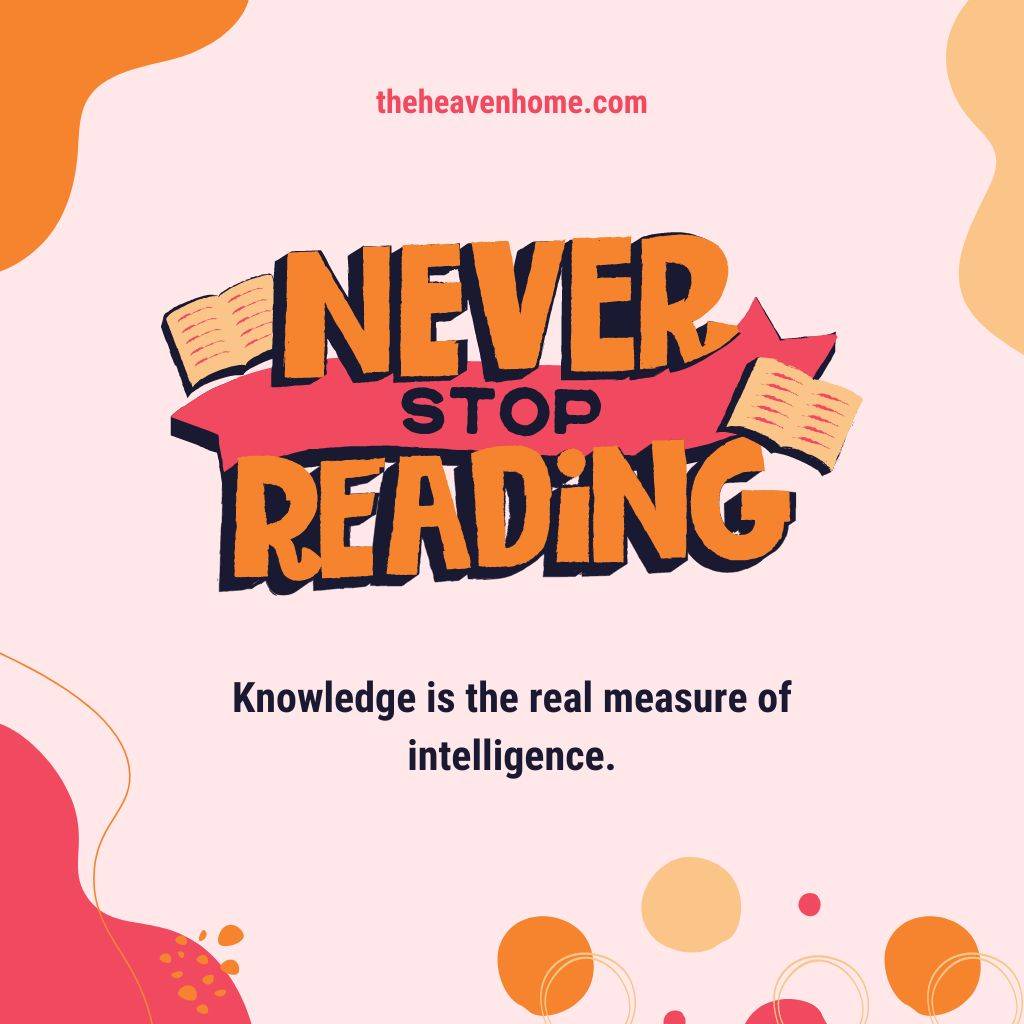 never stop reading a book thought quote