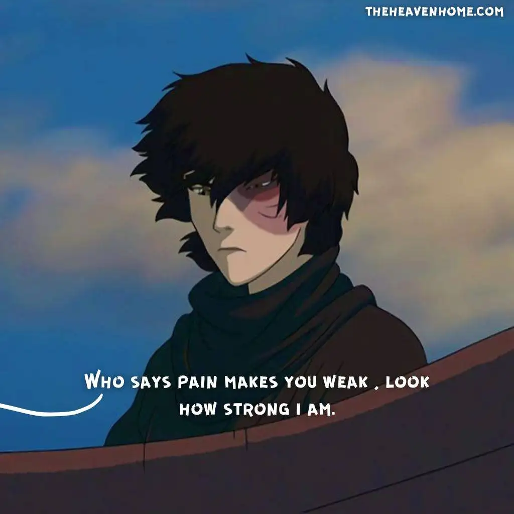 a sad alone boy image , and a pain quote