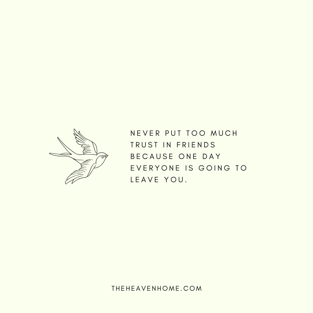 a fake friendship quote image from a famous book