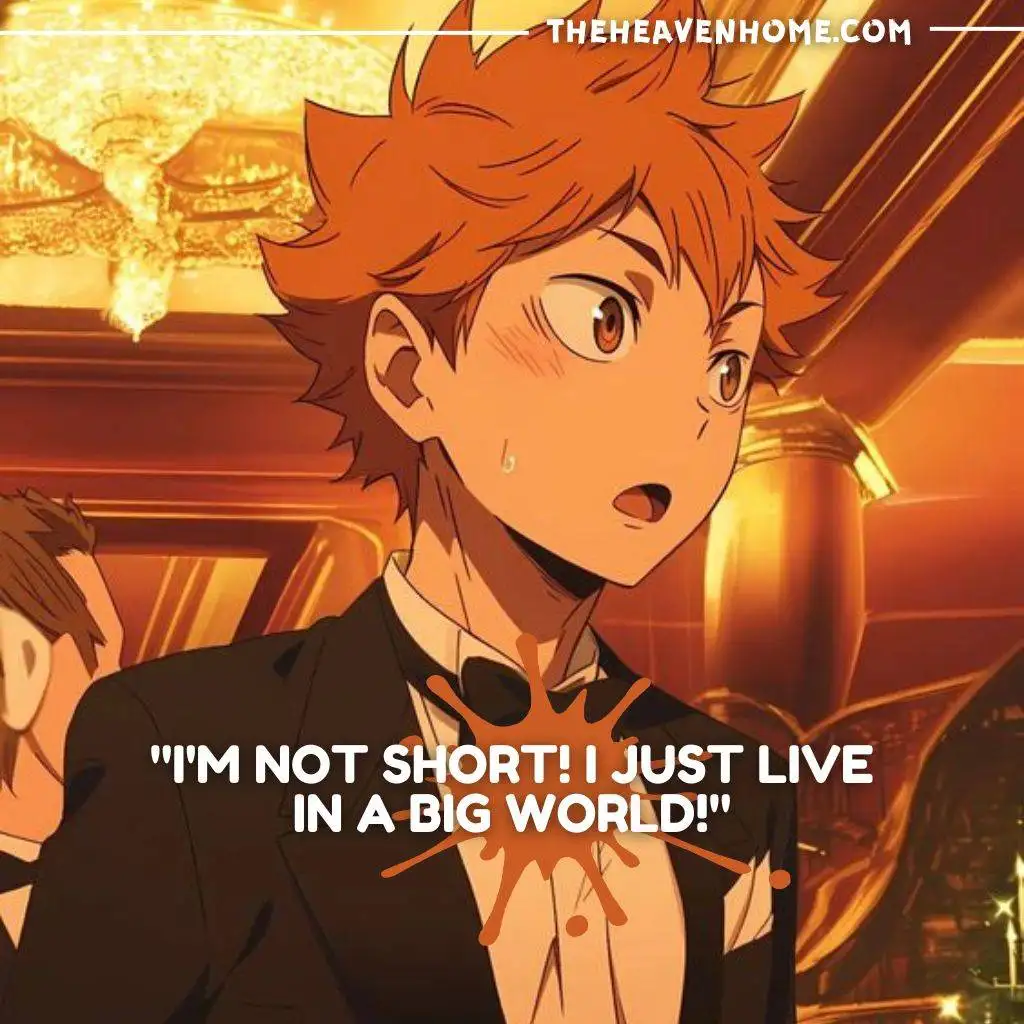 Hinata from anime haikyuu wearing a suit image