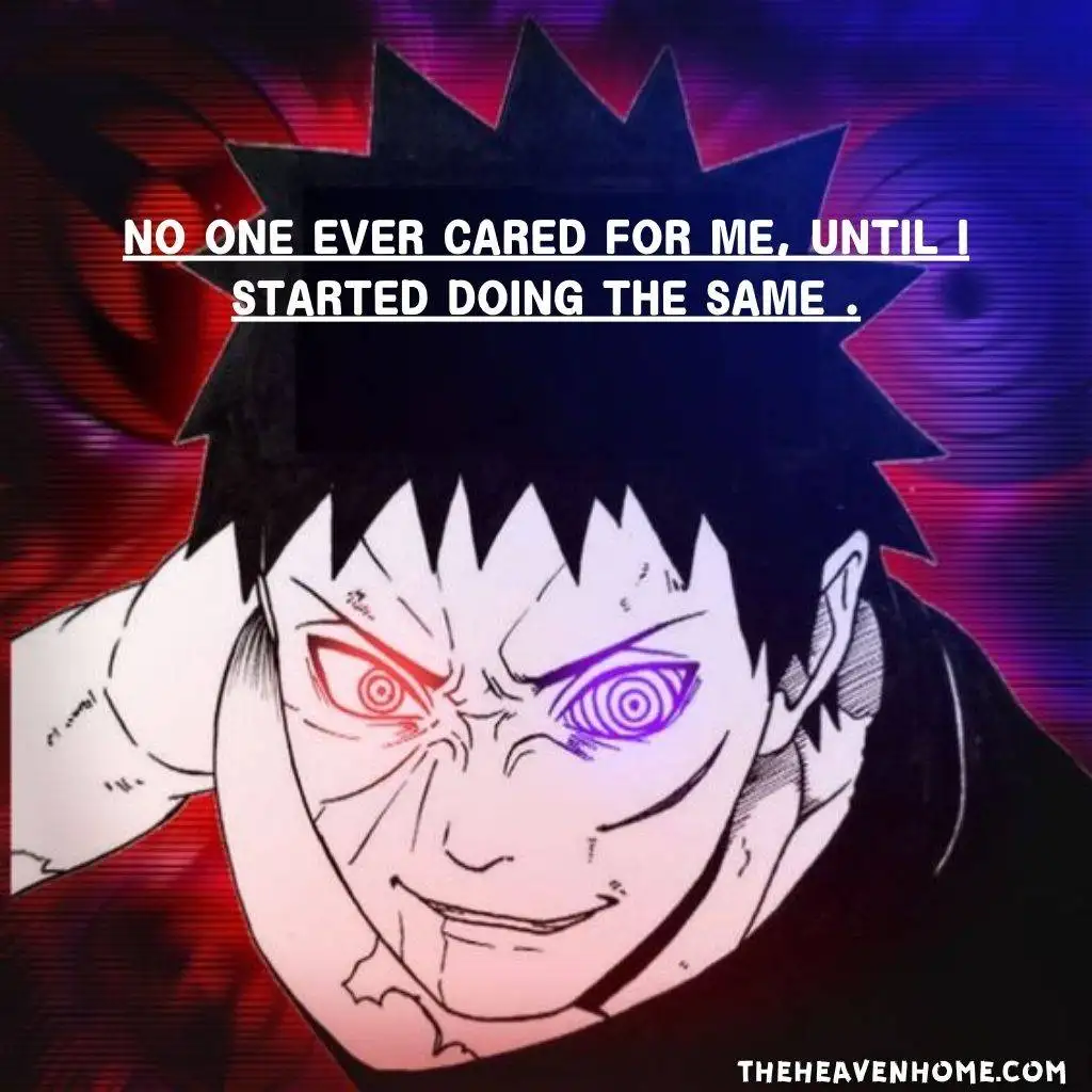 Obito uchiha deadly image with his sharingan and rinnegan