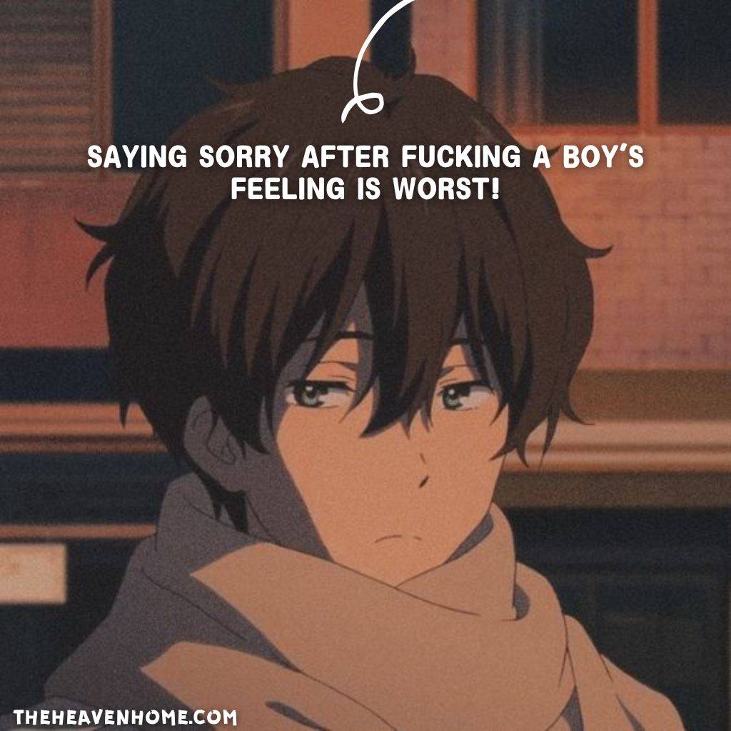 Oreki from anime hyouka stressed image