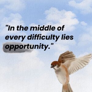 A motivational life quote image