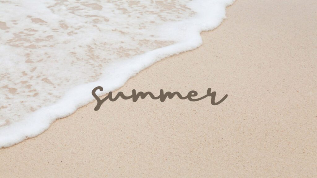 A beautiful Summer season beach view wallpaper